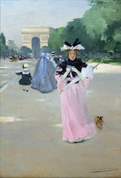 Avenue of Bois de Boulogne af Carlton Alfred Smith