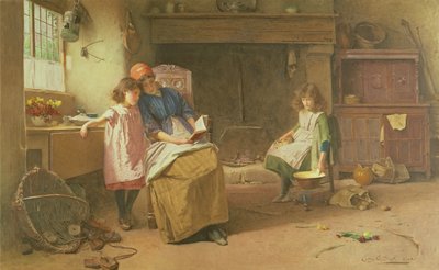 Eventyr (akvarel på papir) af Carlton Alfred Smith