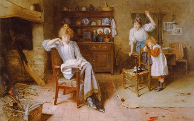 Idle Moments (akvarel på papir) af Carlton Alfred Smith