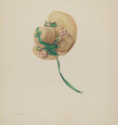 Dukkes halmhjelm af Carmel Wilson