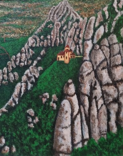Santa Cova de Montserrat af Carol Sousa Cuello