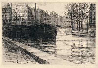Pont St Michel, 1915 af Caroline Helena Armington