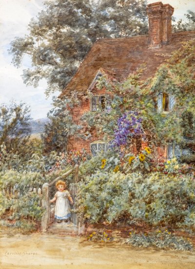 At tage et kig (akvarel) af Caroline Paterson