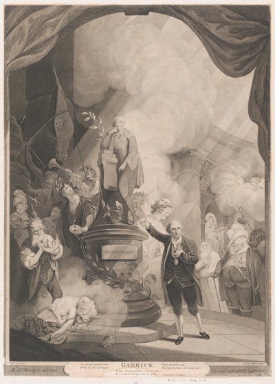 Garrick, der taler om jubilæet af Caroline Watson