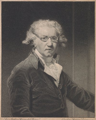 Sir Joshua Reynolds af Caroline Watson