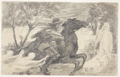 Motiv fra Goethes "Erlkönig" af Caroline van Deurs