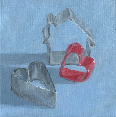 Hjem – Hjerteformede udstikkere af Carrie Arnold