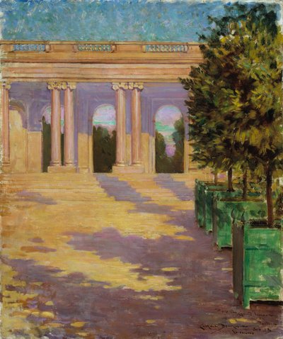 Arcade of the Grand Trianon, Versailles, 1913. af Carroll Beckwith