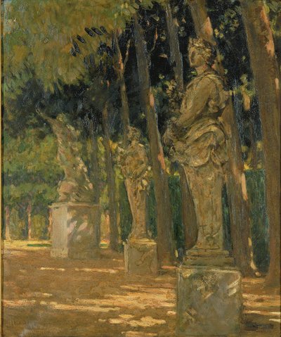Carrefour for enden af Tapis Vert, Versailles af Carroll Beckwith
