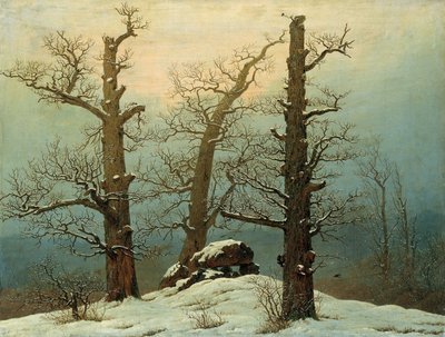 Varde i sne, 1807 af Caspar David Friedrich