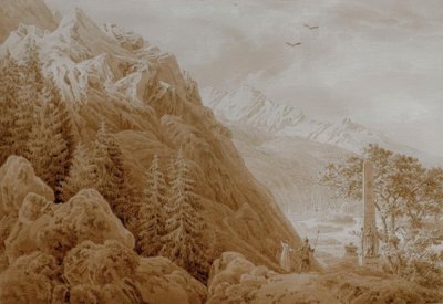 Efteråret af Caspar David Friedrich