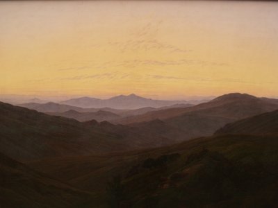 Tysk: Kæmpebjergene Kæmpebjergene af Caspar David Friedrich