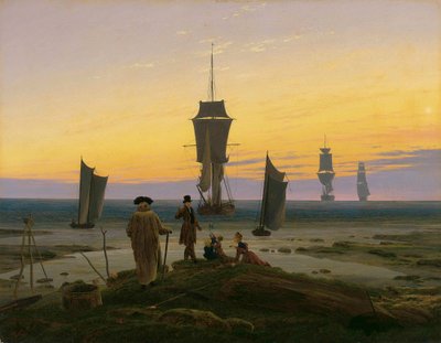 Tysk: Die Lebensstufen Livsstadierne af Caspar David Friedrich