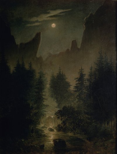 Tysk: Uttewalder Grund af Caspar David Friedrich