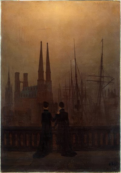 Nathavn af Caspar David Friedrich