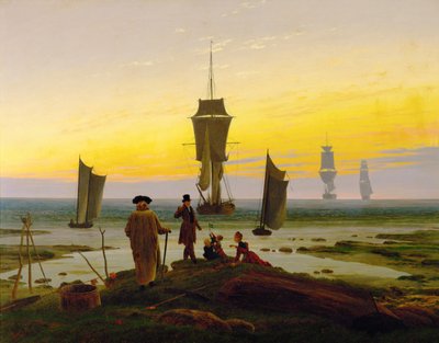 Livets perioder (olie på lærred) af Caspar David Friedrich