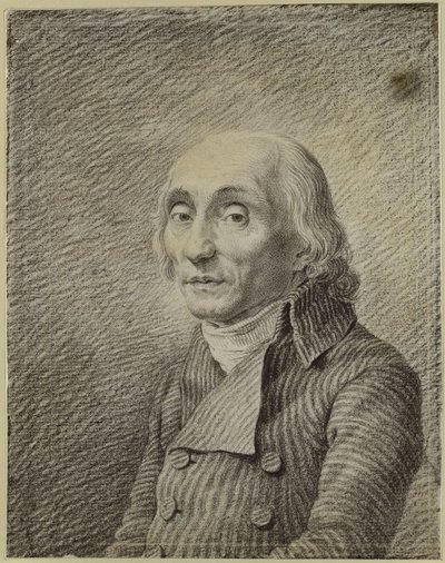 Portræt af præsterErnst Theodor Johann Brückner af Caspar David Friedrich