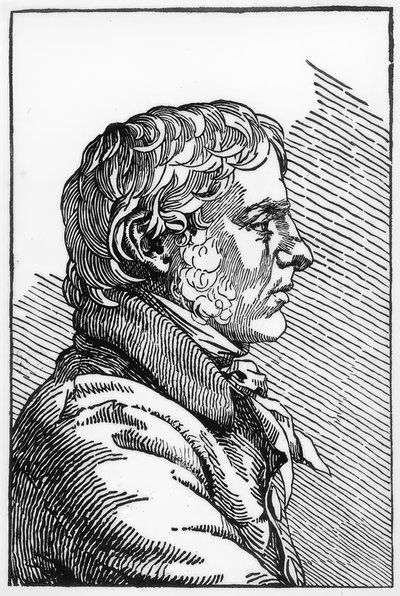 Selvportræt af Caspar David Friedrich