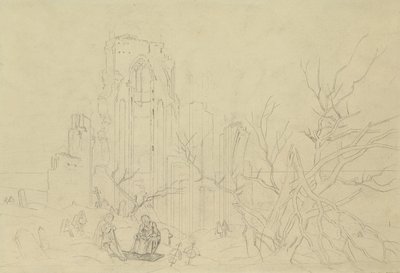 Studie til vinteren, 1803 af Caspar David Friedrich