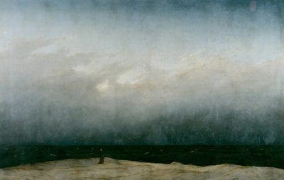 Munken ved havet af Caspar David Friedrich
