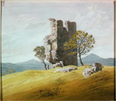 Turmruine af Caspar David Friedrich