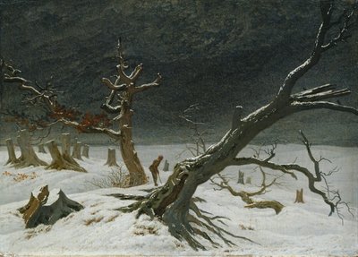 Vinterlandskab af Caspar David Friedrich