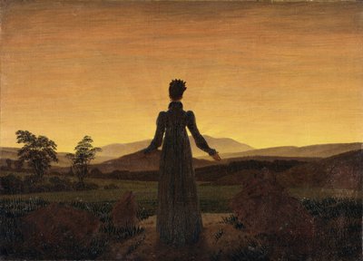 Kvinde før den opgående sol, ca 1818 af Caspar David Friedrich