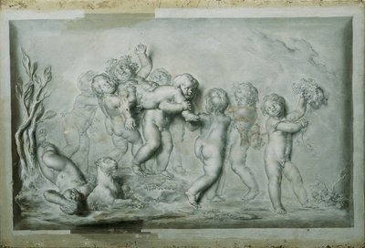Kinderbacchanal af Caspar Franz Sambach