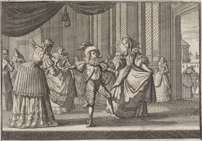 Uddannelse af Balthazar Karel, den ældste søn af kong Philip IV, 1642 af Caspar Luyken (attributed to)