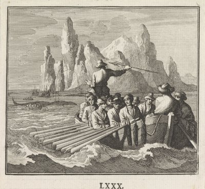 Emblem: store fisk af Caspar Luyken
