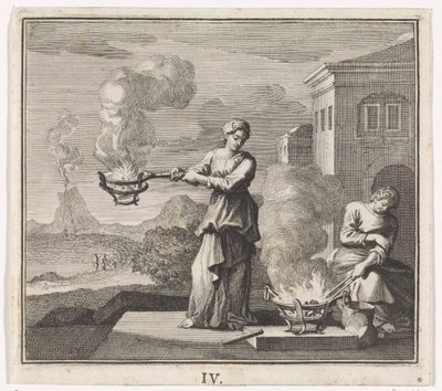Emblem: ild af Caspar Luyken