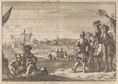 Indtog Nijmegen af ​​franskmændene, 1672 af Caspar Luyken