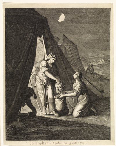 Judith lægger Holofernes