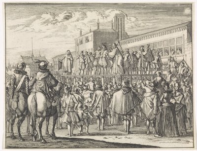Offentlig tale af mester Godefroy Bousart i Arras af Caspar Luyken