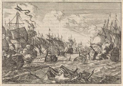 Slaget ved Solebay, 1672 af Caspar Luyken