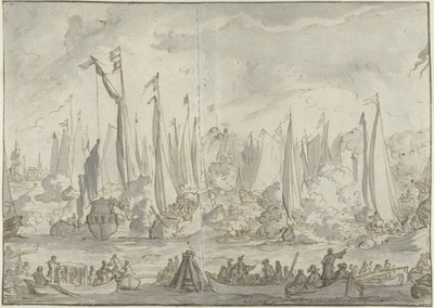 Spejlkamp til ære for besøget af Great Moscovy Legation af Caspar Luyken
