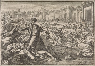 Tyrkernes erobring af Bagdad, 1638 af Caspar Luyken