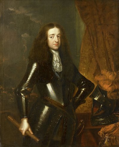 Portræt af Willem III (1650-1702), Prins af Orange og siden 1689, konge af England af Caspar Netscher