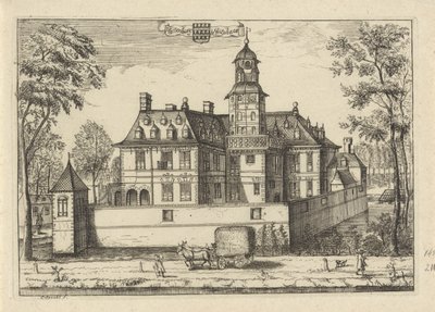 Huset Plettenburg i Jutphaas Plettenburg i Jutphaes (titel på objekt) af Caspar Specht