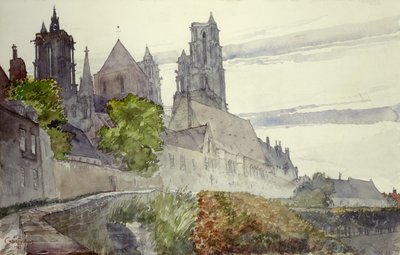 Katedralen i Laon, Frankrig af Cass Gilbert