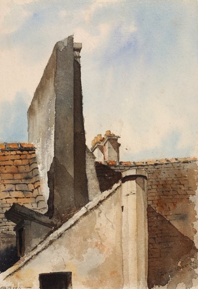 Latinerkvarteret, Paris, 1880. af Cass Gilbert
