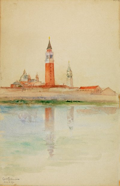San Giorgio Maggiore, Venedig, 1898. af Cass Gilbert
