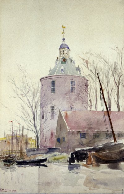 Tårnet ved Enkhuisen, Holland, 1897. af Cass Gilbert