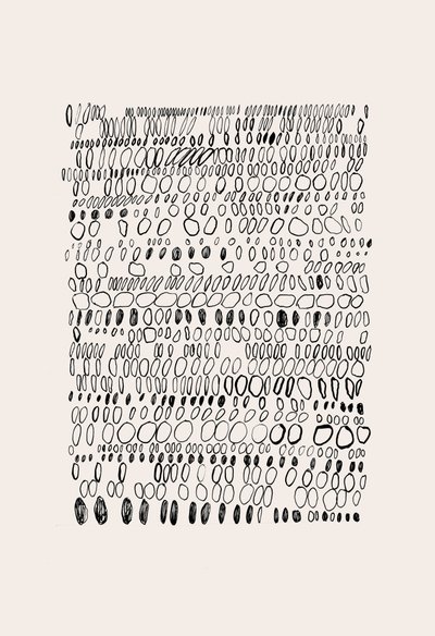 Økologisk småsten-gitter af Catalina Somolinos