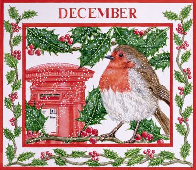 december (wc på papir) af Catherine Bradbury