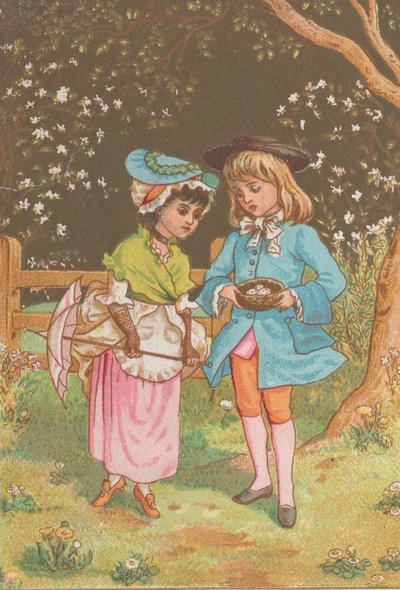 Valentine, ca. 1880. af Catherine Greenaway