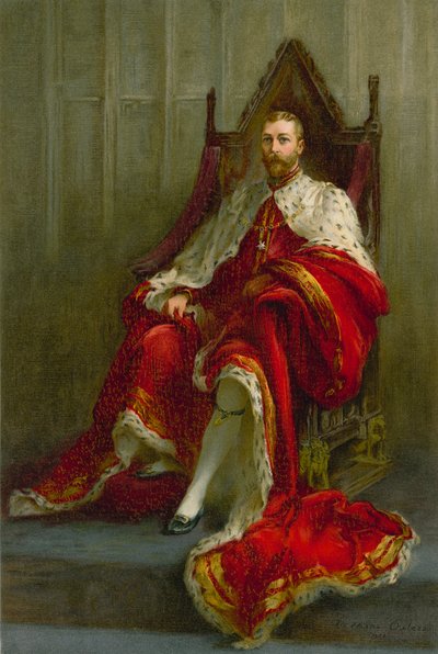 Kong George V, i året for hans kroning af Catherine Ouless