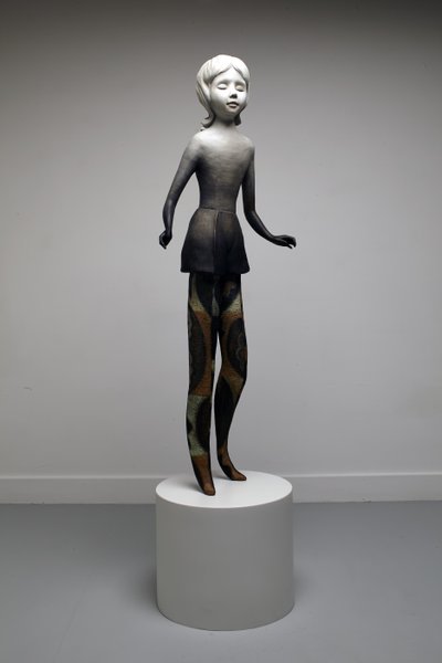 Twinkle, 2014 (oliemaling på bronze med malet bronzefod) af Cathie Pilkington