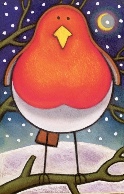 Christmas Robin, 1997 af Cathy Baxter