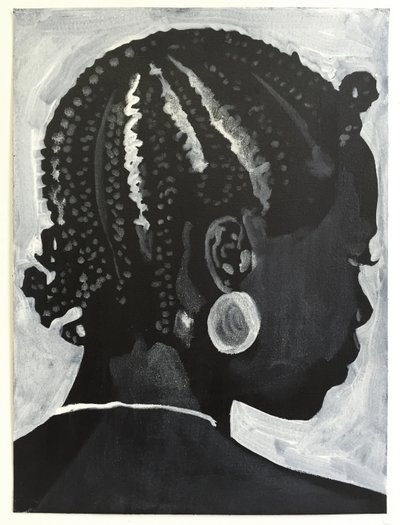Belladonna: Koroba, 2014 (olie og akryl på papir) af Cathy Lomax